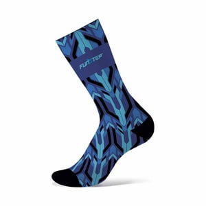 Calcetines Funstep Ciclismo Azul Claro/Azul Oscuro Xl 44-47