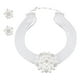 thumbnail image 2 of Kit De Colgante De Pendientes, Conjunto De Joyería Encantadora, Cadena Para Compromiso De Boda, 2 of 5