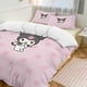 thumbnail image 1 of Kuromi Quilt Set Thicken Soft 3 Pieces Bedding Set All Season Duvet Cove with 2 Pillowcases for Adult Women Girls Teens Home Room Decor, 1 of 5
