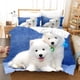 thumbnail image 1 of Samoyed Bedding Sets Duvet Cover Set With Pillowcase Bedclothes Bed, 1 of 5