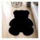 thumbnail image 2 of Alfombra Oso Negra Suave Entrada Dormitorio Decoración Jhn, 2 of 3