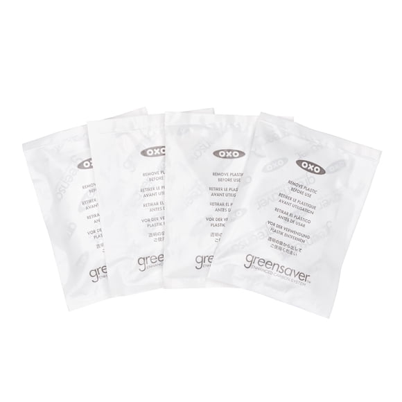 Recambios de filtro de carbono OXO Good Grips GreenSaver, paquete de 4