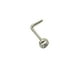 thumbnail image 1 of Piercing Nostril Tipo L Titanio Astm F136 20g 3mm Nariz, 1 of 3