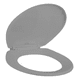 thumbnail image 3 of Asiento Plástico Redondo Antibacterial Color Gris - Bemis, 3 of 3