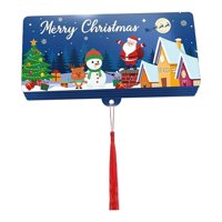 Magideal - Portamonedas Navideño, Sobre Para Dinero En Efectivo, Suministros Para Efectivo, Bricolaje Con 10 Ranuras, Tarjetero Para Niñas Y Mamás, Decoración Pa Azul