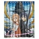 thumbnail image 1 of Cortina de ducha de anime japonés Sword Art Online, Kirito y Asuna, juego de cortina de baño con ganchos, tamaño 60 x 72 pulgadas, 1 of 3