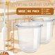 thumbnail image 2 of Alaeseje Pack de 50 Vasos Transparentes de 12 oz (355 ml) para Café Helado con Tapas y Pajillas, 2 of 7