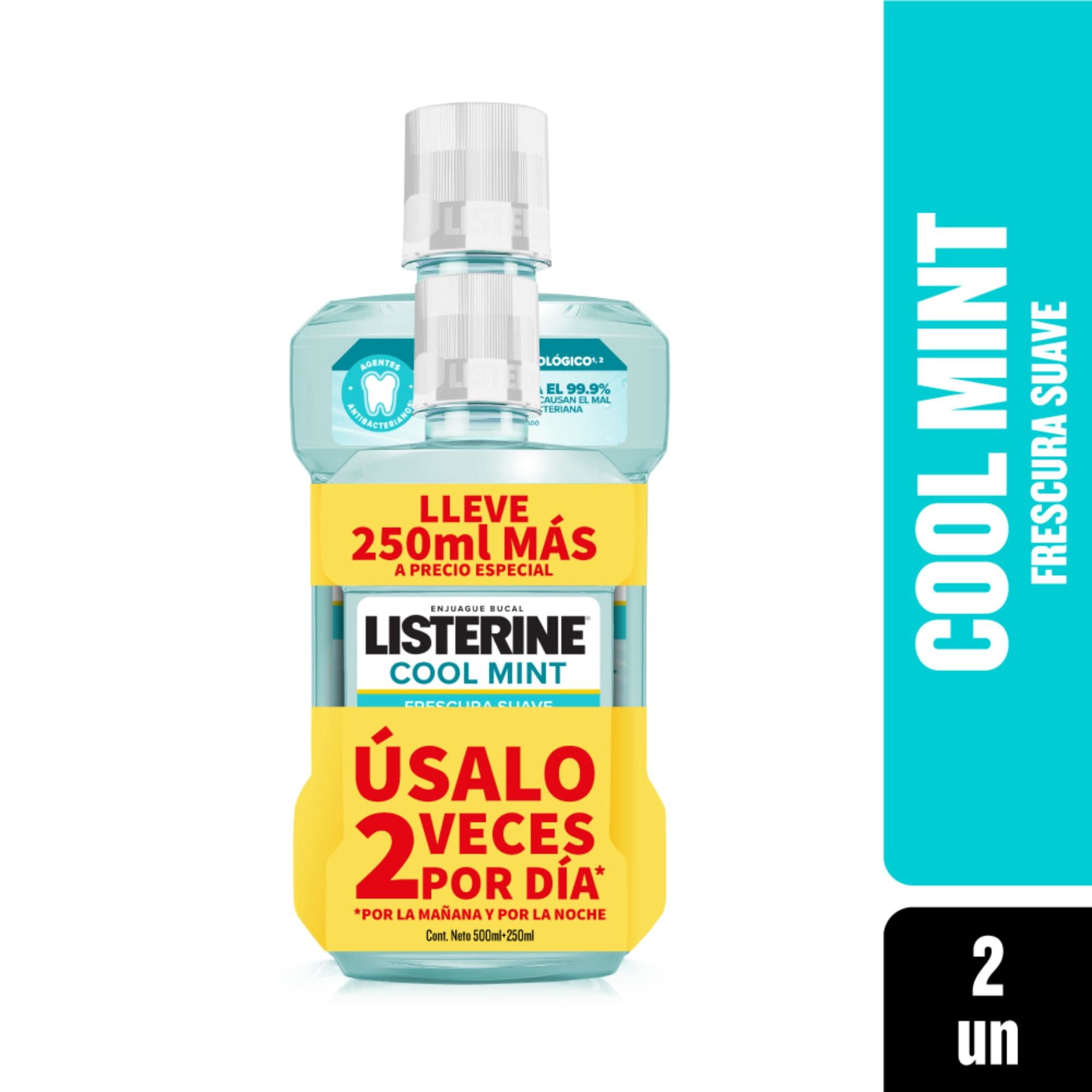 Enjuague Bucal Cool Mint Zero Alcohol 750 ml Listerine