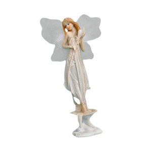 Magideal - Estatua De Hada, Figura Decorativa, Pieza De Arte, Adorno De Escritorio, Figura De Ángel Para Gabinete, Estante, Sala De Estar, Escritorio, Decoración