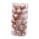 thumbnail image 1 of 24 piezas de adornos de bolas de Navidad, decoración de de Navidad, adornos navideños transparentes para mascotas, decoración colgante de Dorado champagne, 1 of 5