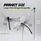 thumbnail image 3 of 10 clips libélula negras SXXSMYWR para ahuyentar insectos, 3 of 8