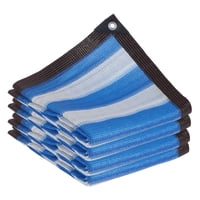 Magideal - Lona De Malla De Red Bloqueadora Solar Con Ojales, Cubierta Vegetal Azul Y Blanca, Tela De Sombra Plegable, Red De Sombra Para Piscinas De Jardín De 2Mx3M