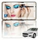 thumbnail image 1 of Espejo De Maquillaje De Visera Para Auto Con 3 Mode Luz Led, 1 of 9