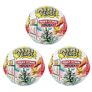 Mga'S Miniverse - Mini Collectibles Miniverse Make It Mini Holiday De Mga, Paquete De 3
