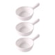 thumbnail image 1 of Plato De Salsa Contenedor De Condimento Portátil De Cerámica Para Condimento Picnic Pequeño Blanco, 1 of 5