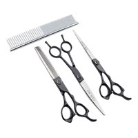 Genérico - Kit De Tijeras Profesionales Aseo De Mascotas 7 Lau