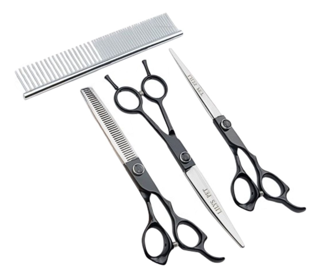 Genérico - Kit De Tijeras Profesionales Aseo De Mascotas 7 Lau