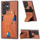 thumbnail image 1 of Funda Resistente para Samsung Galaxy S23 Ultra con Tarjetero y Soporte, Diseño Magnético Marrón, 1 of 5
