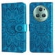 thumbnail image 1 of Funda tipo cartera FOXDOCK para Honor Magic 5 Pro , diseño girasol en relieve, cuero PU, cierre magnético, soporte y tarjetero, 1 of 5