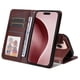 thumbnail image 5 of Funda Billetera para iPhone 16 Pro Max con Porta Tarjetas y Soporte Ajustable Marrón, 5 of 6