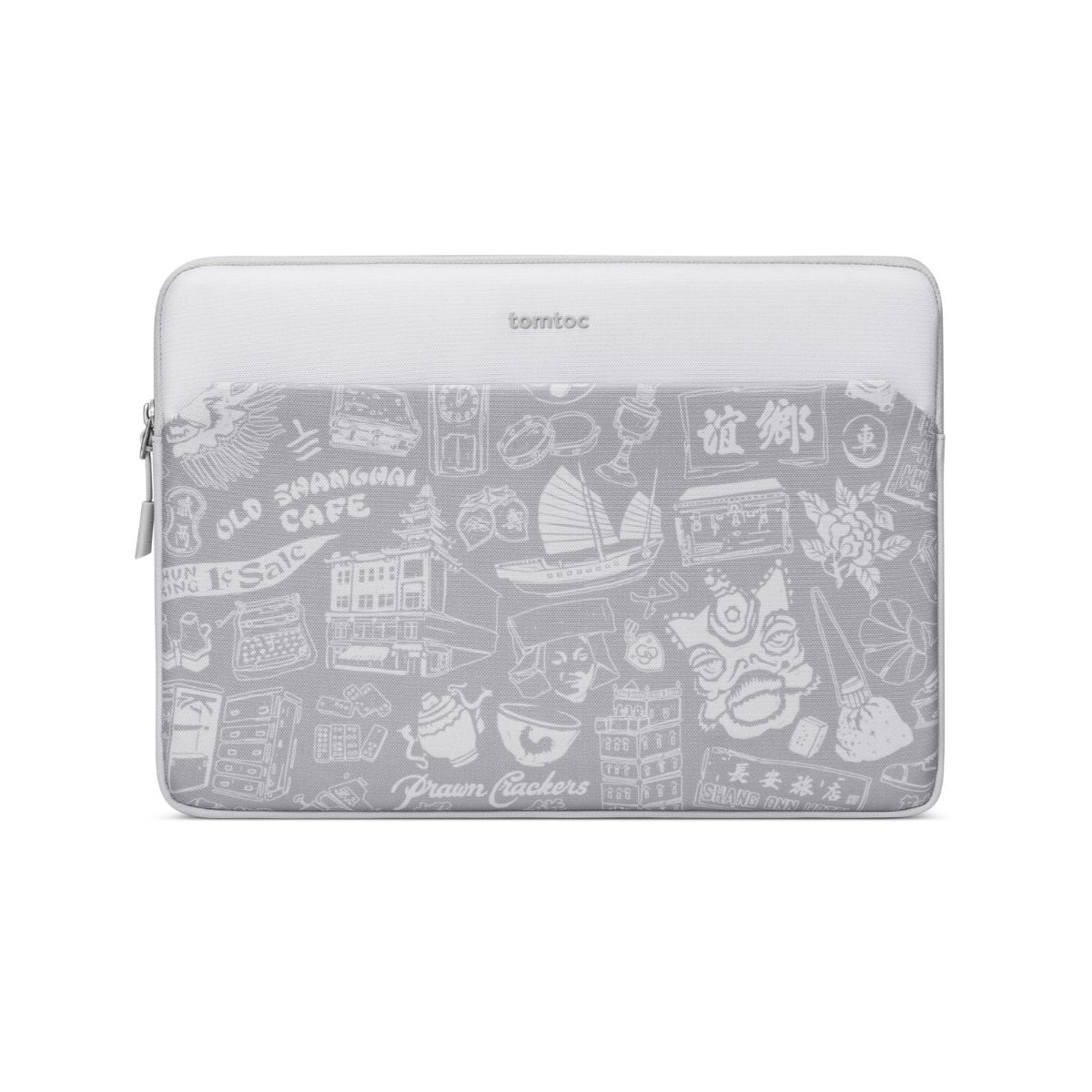 Tomtoc - Funda Light-a18 Ochm Para Macbook 14 - Gris