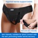 thumbnail image 4 of Cinturón de hernia Velpeau para hombres y mujeres bilateral/doble inguinal, 4 of 7