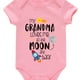 thumbnail image 1 of Newborn Infant Short Sleeve Romper "My Gramdma" Print Bodysuit Onesies For Baby Girls And Boys Toddler Clothes, 1 of 5