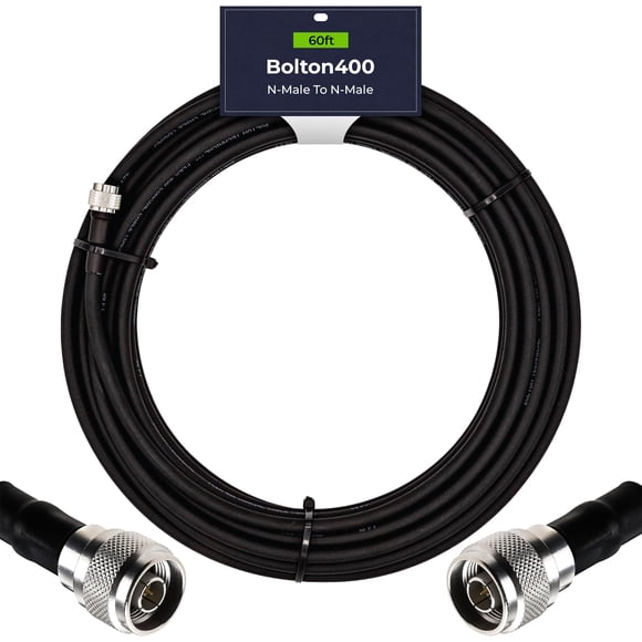 Cable coaxial Bolton Technical 18 m negro N macho a macho