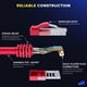 thumbnail image 3 of Cable Ethernet Maximm Cat6 0,6 m Paquete de 10 Rojo 10 Gbps, 3 of 8