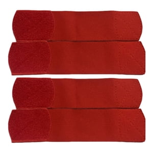 Ioensy - 4 Piezas De Correas De Protección Para Tobillo De Fútbol, Portátiles Para Voleibol, Baloncesto, Ciclismo, Color Rojo