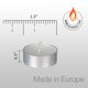 thumbnail image 2 of Velas Tealight Home Lights, color blanco, 4 horas de combustión, 100.200, 2 of 7