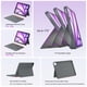 thumbnail image 5 of Funda con teclado WIWU para iPad Air 13 y Pro 12.9 con trackpad, gris, 5 of 8