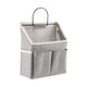 thumbnail image 2 of Lona Puerta Armario Colgante Canasto De Almacenamiento Bolsa Bolsa Para Baño Gris, 2 of 3