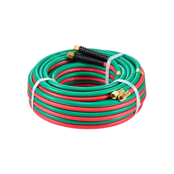 Manguera de soldadura VEVOR Oxygen Acetileno, 1/4 pulgadas x 50 pies, grado R