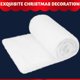 thumbnail image 2 of Manta de nieve JOYIN Christmas de 90 x 240 cm de grosor, algodón blanco, 2 of 9