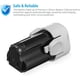 thumbnail image 5 of Batería de Reemplazo de Ion de Litio Máxima de 12 Voltios Compatible con Black*and*Decker LBXR12 LBX12 LB12 BL1510 BL1310 BL1110 LB12 Batería de 2.5ah, 5 of 6