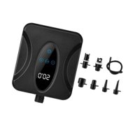 Ioensy - Bomba De Aire Eléctrica, Pantalla Digital Compacta Para Anillos De Natación, Barcos, Balsa De Piscina
