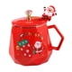 thumbnail image 2 of Taza De Café Navideña, Taza Para Beber, Tazas De Agua Reutilizables Para La Cocina Del Restaurante, Color Rojo, 2 of 5