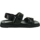 thumbnail image 2 of Sandalia Steve Madden Mona negra efecto croco flatform 6.5 M, 2 of 3