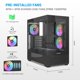 thumbnail image 2 of Caja de PC SAMA V40 Full View ARGB USB‑C Negra, 2 of 9
