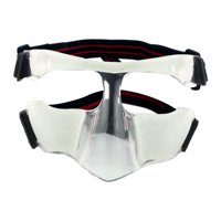 Magideal - Protección Facial Protección Facial Cubierta Nasal Protección Nasal Máscara De Softball Protector Facial Acolchado Transparente Para Hombres Mujeres 14 Cm X 9 Cm La Mitad