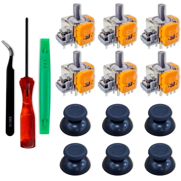 Kit de actualización de joystick para PS5 SOSS GAMING, paquete de 6 con herramientas