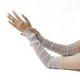 thumbnail image 1 of suxuMhao Mangas Delgadas para Brazos, Guantes con Pedrería, Mangas sin Dedos para Brazos, Guantes Largos, Mangas de Malla para Brazos, Blanco Gris, Talla Única 18.5 Pulgadas, 5 Pares, Adecuado para, 1 of 2