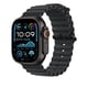 thumbnail image 2 of Correa de reloj Apple Ocean Band negra, titanio, 49 mm, negra, 2 of 3