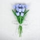 thumbnail image 1 of suxuMhao 12 Pzas Tulipanes de Tacto Real Azul Claro Morado 13 Pulgadas Ramo de Tulipanes Artificiales Flores de Tulipán de PU Sintético Decoración de Primavera para Sala de Estar Hogar Boda Fiesta, 1 of 5