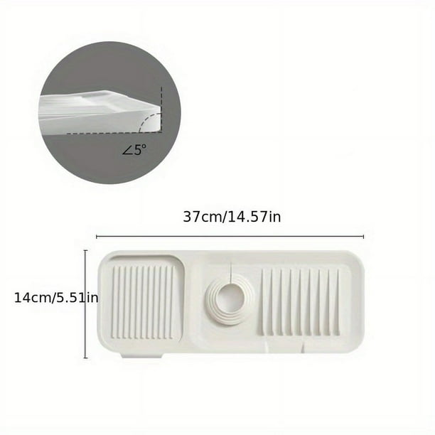 1pc, Silicone Drain Pad, Faucet Drain Pad, Kitchen Table Sink Drain, Splash Protector, Kitchen Sink Accessories