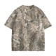 thumbnail image 1 of Camisa CZDCB de camuflaje con estampado de hoja de arce Oversize Y2K, 1 of 7