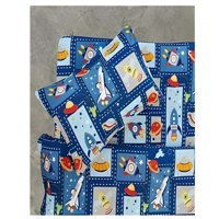 Gransol - Juego De Sábanas Tela Con Diseño Plaza Y Media S8