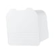 thumbnail image 3 of Caja De Almacenamiento De Pared Con 2 Compartimentos Para Algodón Redondo Baño Blanco, 3 of 5