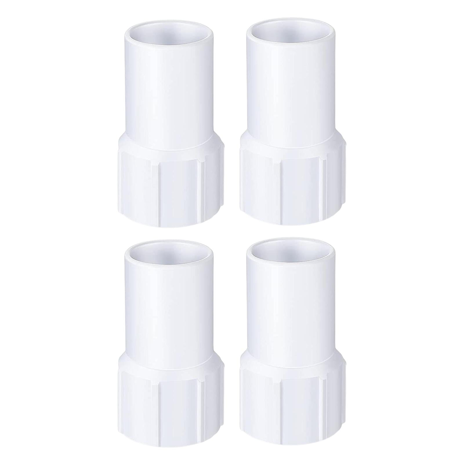 Ioensy - Manguito De Manguera De Piscina Convertidor De Piscina De 1.5 "para Jardín Mangueras De Vacío Enrolladas En Espiral Hogar 4pcs